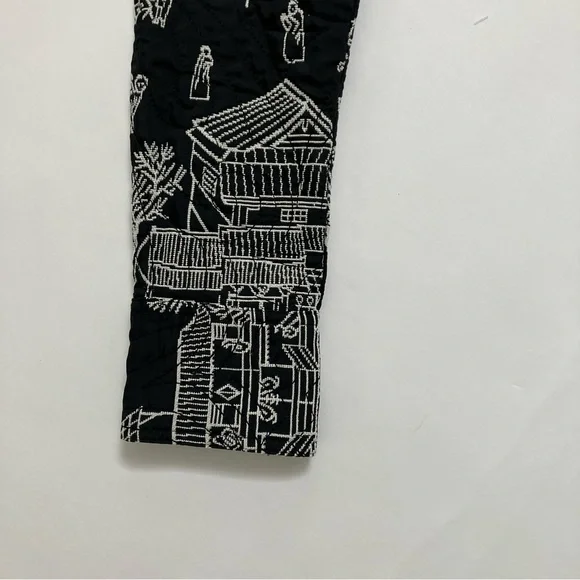 VINTAGE reversible textured and patterned blazer - Picture 2 of 9